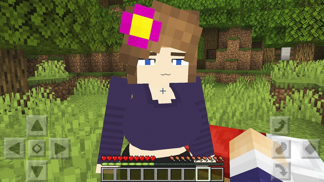 Jenny Mod Minecraft Gameplay Screenshot